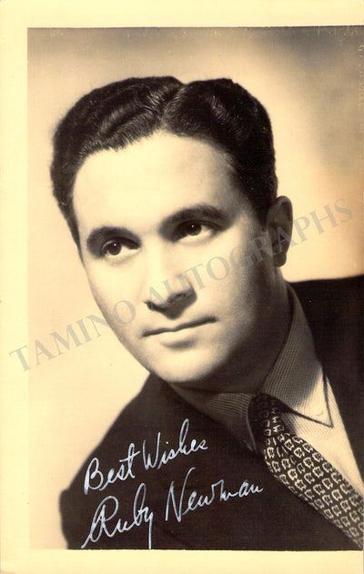 Newman, Ruby - Signed Photograph