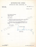 Bing, Rudolf - Set of 2 Typed Letters Signed