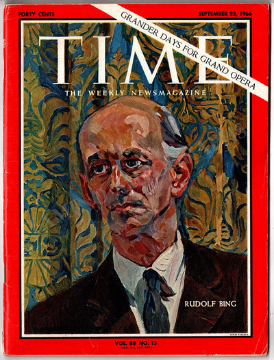 Bing, Rudolf - Time Magazine 1966