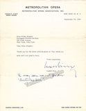 Bing, Rudolf - Signed NEWSWEEK Magazine 1966 Cover Page + 1952 Typed Letter Signed