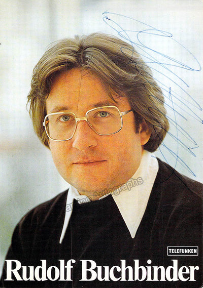 Buchbinder, Rudolf - Signed Photograph