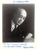 Serkin, Rudolf - Signed Photograph 1989