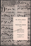 Serkin, Rudolf - Concert Program Syracuse 1959