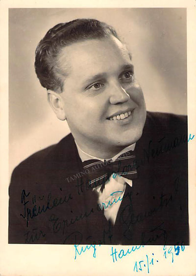 Glawitsch, Rupert - Signed Photograph 1950