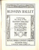 The Russian Ballet - Season Program 1912 at Royal Opera House