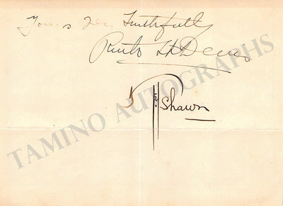 St. Denis, Ruth - Shawn, Ted - Signed Album Page