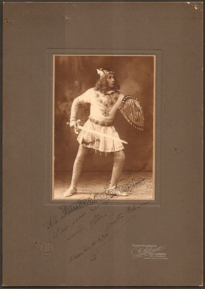 Pollicino, Salvatore - Signed Photograph as Lohengrin 1920