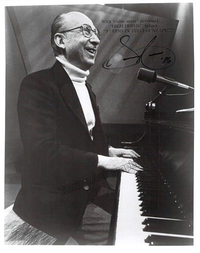 Cahn, Sammy - Signed Photograph 1986