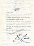 Cahn, Sammy - Typed Note Signed 1971
