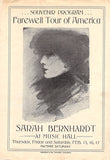 Bernhardt, Sarah - Signed Photograph + Program