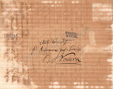 Mercadante, Saverio - Autograph Letter Signed 1843