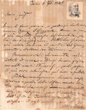 Mercadante, Saverio - Autograph Letter Signed 1843