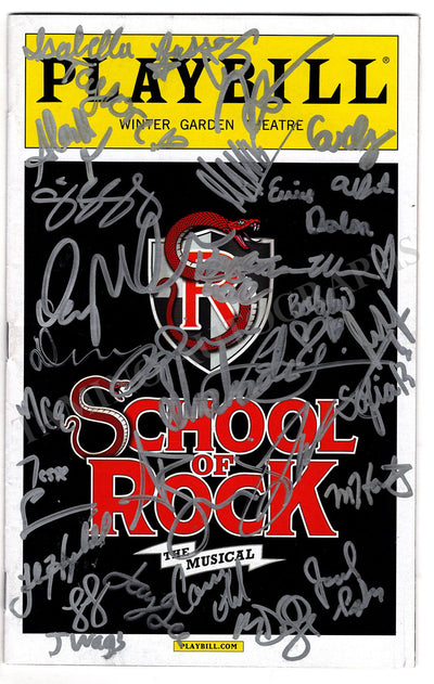 School of Rock - Signed Broadway Musical Playbill