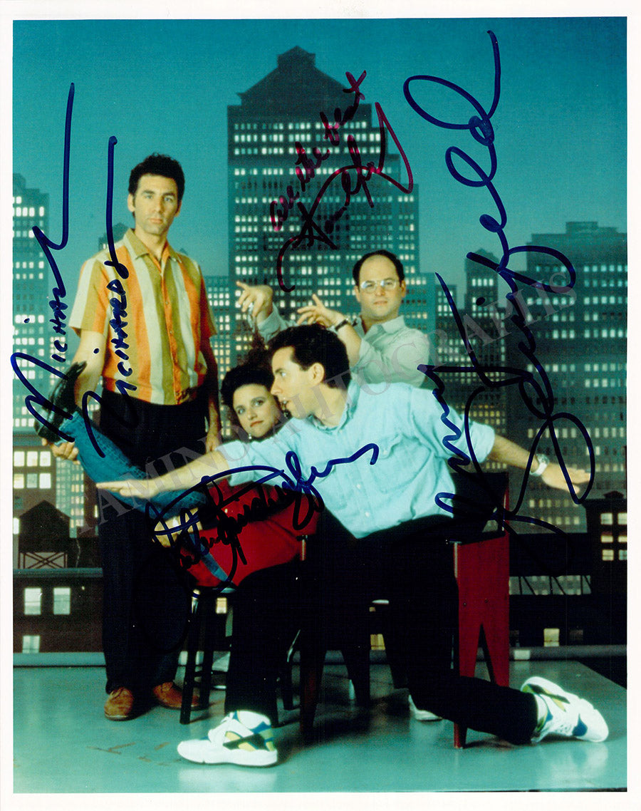 Seinfeld - Photograph Signed by All 4