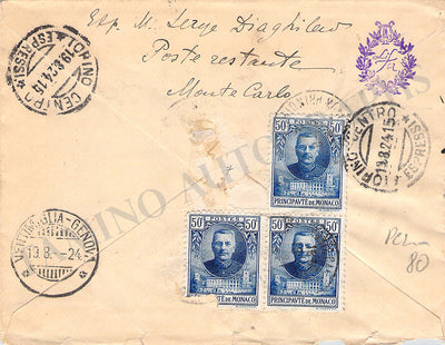 Diaghilev, Serge - Signed Envelope