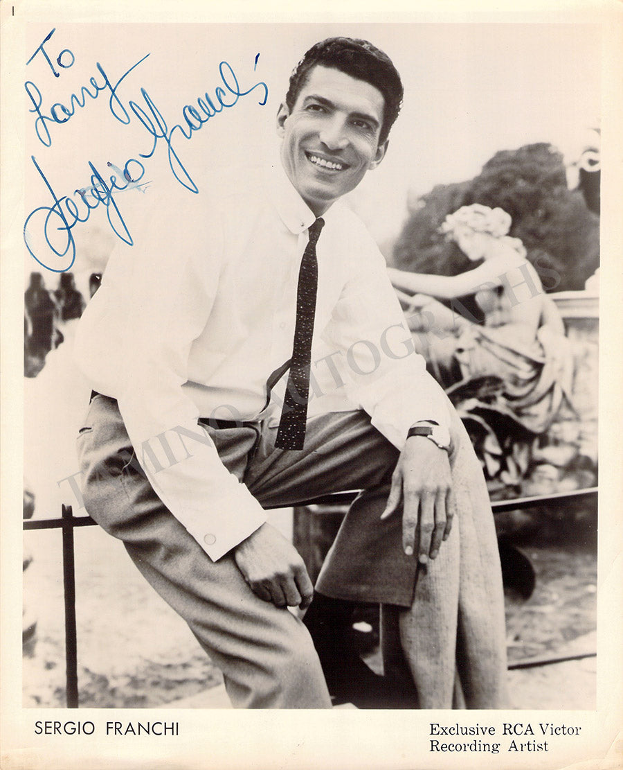 Sergio Franchi Autograph Photo – Tamino