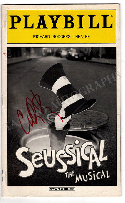 Seussical - Signed Broadway Musical Playbill