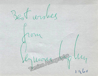 Lipkin, Seymour - Signed Card 1960