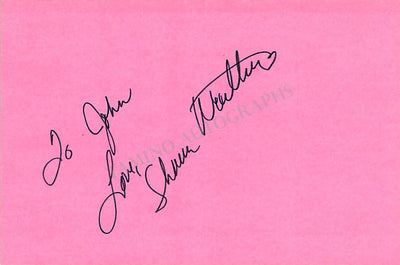 Weatherly, Shawn - Signed Card & Photo