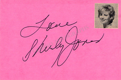 Jones, Shirley - Signed Card & Photo