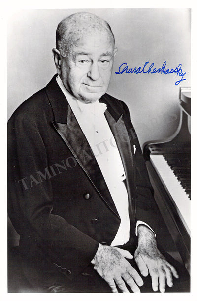 Cherkassky, Shura - Signed Photograph