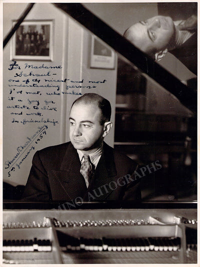 Cherkassky, Shura - Signed Photograph 1954
