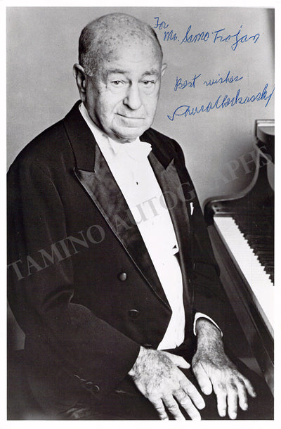 Cherkassky, Shura - Signed Photograph