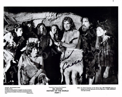 Caesar, Sid - Signed Photograph in "Mel Brooks' History of the World Part I"