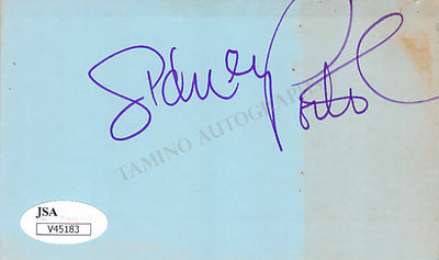 Poitier, Sydney - Signed Card