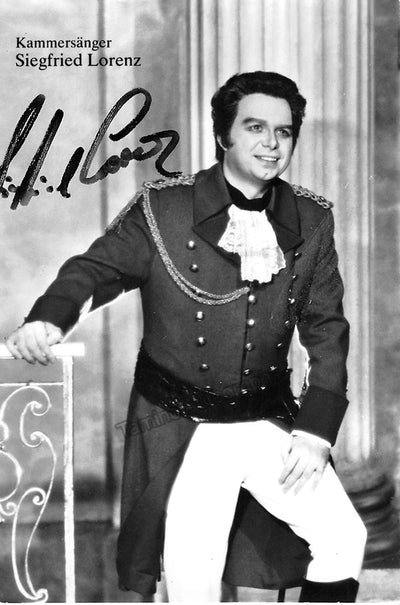 LORENZ, Siegfried (Various Autographs)