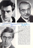 German Actors and Actresses - Signed Programs Lot