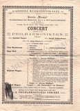 Wagner, Siegfried - Concert Program Vienna 1902