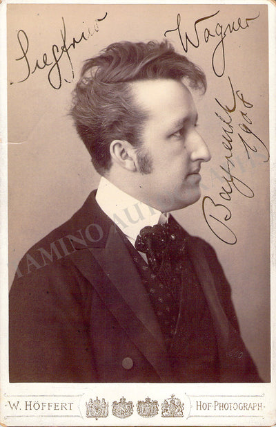 Signed Cabinet Photo (1908)