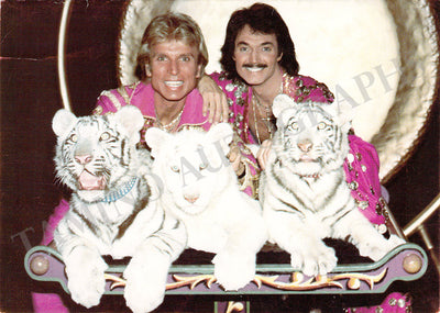 Siegfried & Roy - Signed Card