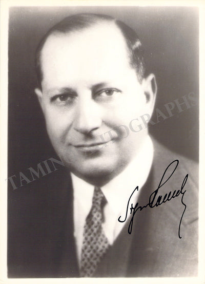 Romberg, Sigmund - Signed Photograph