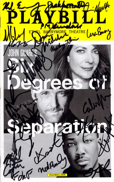Six Degrees of Separation - Signed Broadway Musical Playbill