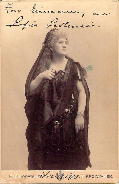 Sedlmair, Sofia - Signed Cabinet Photograph