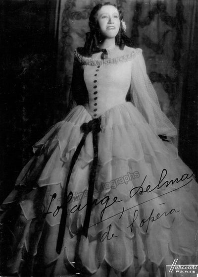 DELMAS, Solange (Various Autographs)