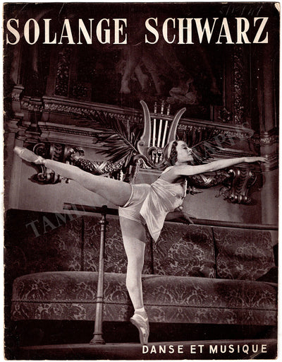 Schwarz, Solange - Performance Program Paris 1947
