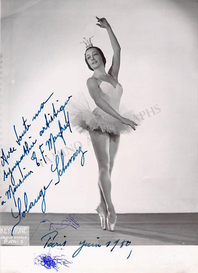 Schwarz, Solange - Signed Photograph 1950