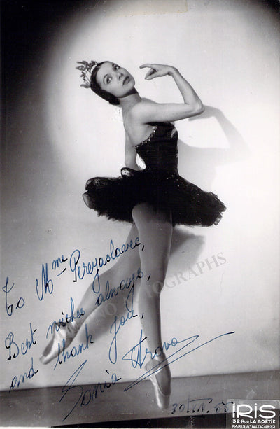 Arova, Sonia - Signed Photograph 1955