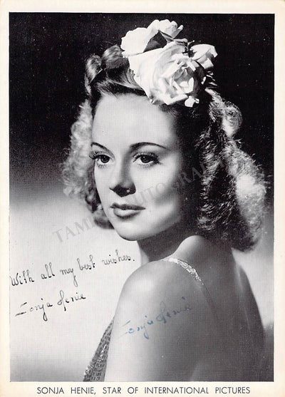 Henie, Sonja - Signed Photograph