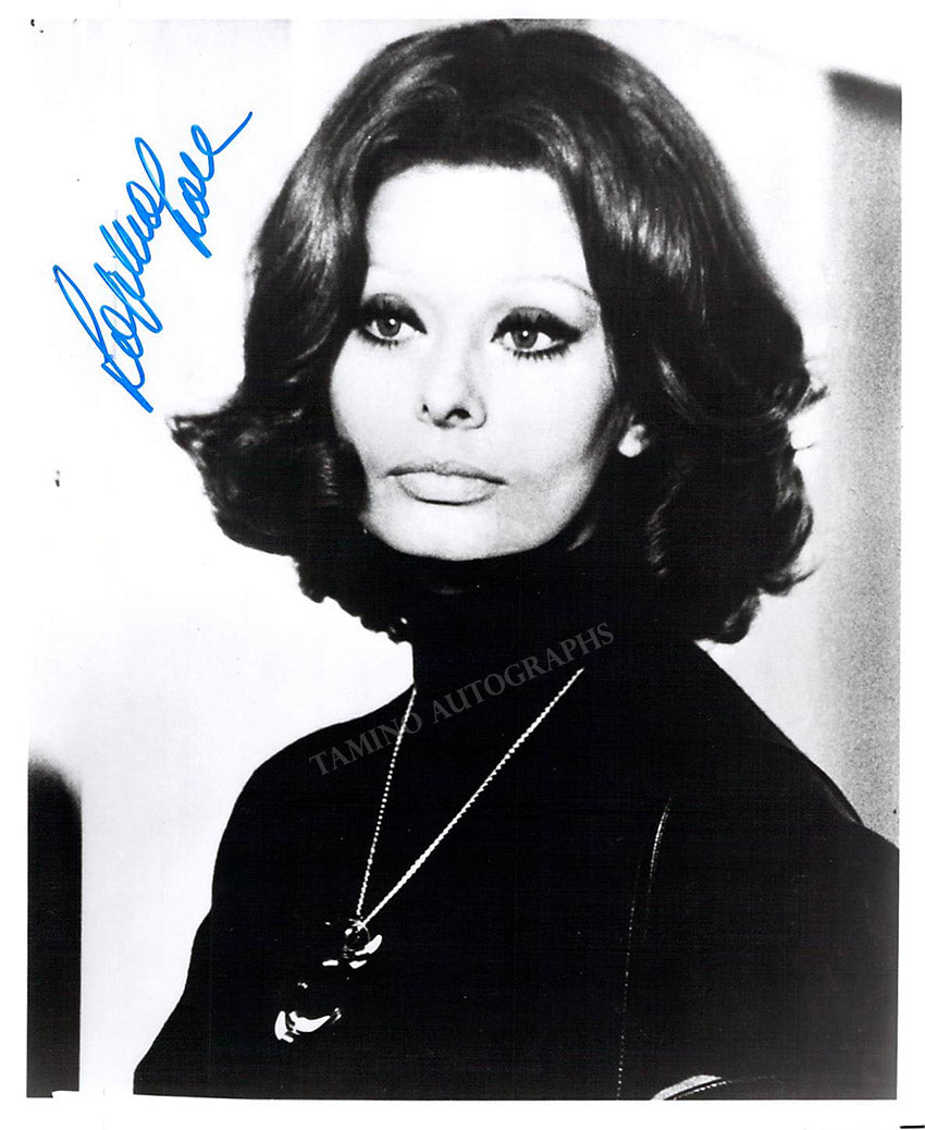Sophia Loren Autographs Various Options
