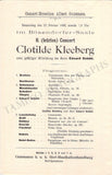 Menter, Sophie - Set of 3 Concert Programs Vienna 1897 & 1900