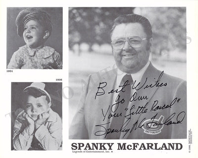 McFarland, Spanky - Signed Photograph