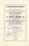Geyer, Stefi - Concert Program Vienna 1901