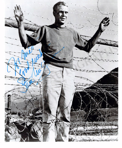 McQueen, Steve - Signed Photograph in "The Great Escape"