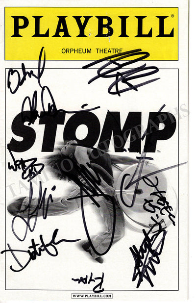 Stomp - Signed Broadway Musical Playbill