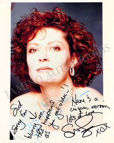 Sarandon, Susan - Signed Photograph
