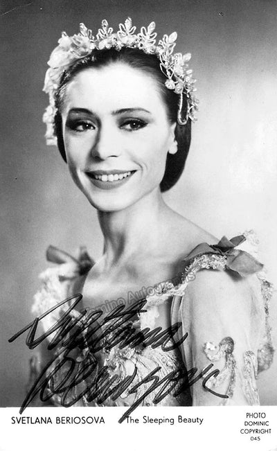 Beriosova, Svetlana - Signed Photograph